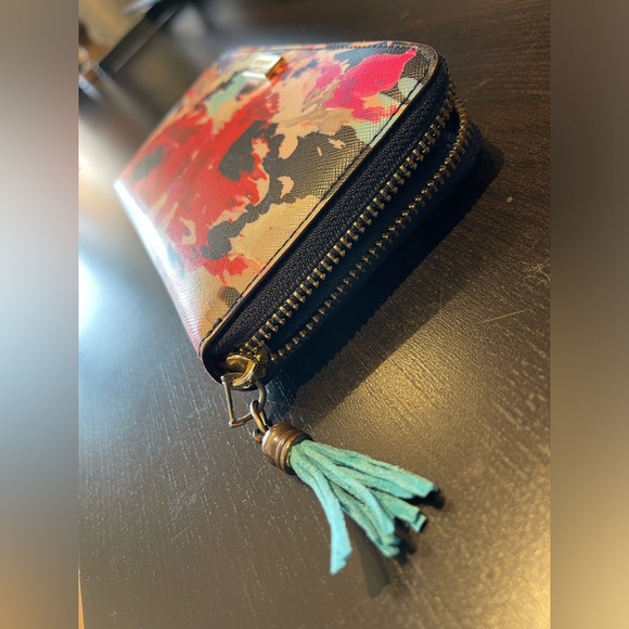 Kate Spade beauty. Gorgeous canvas. Multicolor zip wallet - Picture 12 of 16